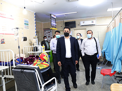 مراجعه و بستری بیش از هزار کودک در بیمارستان شهید گنجی در یک ماه گذشته