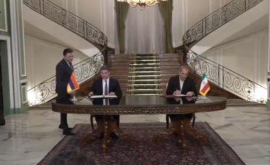 امضاء یادداشت تفاهم همکاری ایران و ارمنستان در بخش انرژی
