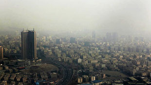 ۵۹ درصد آلودگی هوای تهران  ناشی از ذرات معلق است