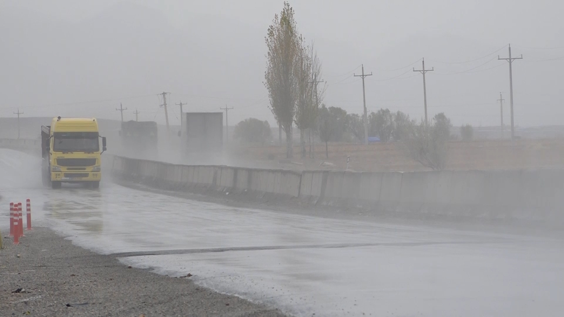 بارش باران در نقاط مختلف استان
