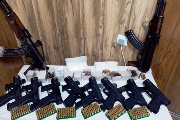 کشف ۱۵۵ قبضه سلاح غیر مجاز در خوزستان