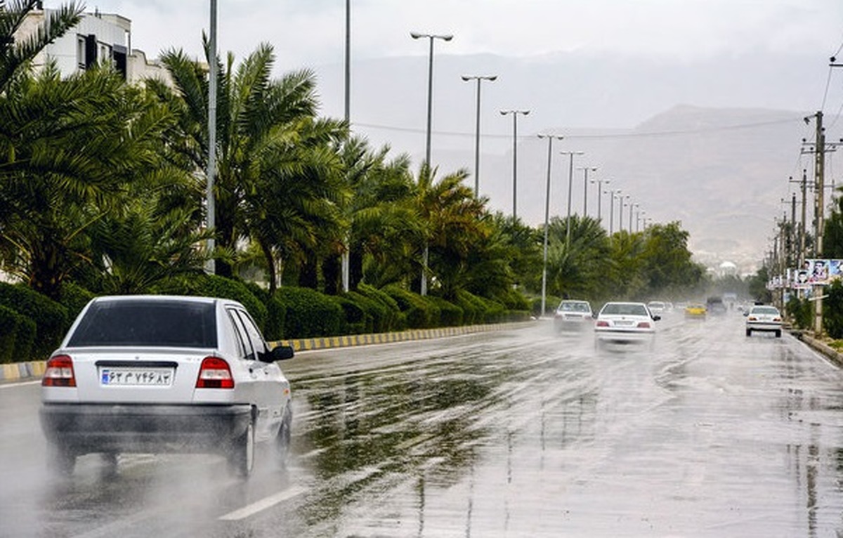 بارش رحمت الهی در شرق هرمزگان