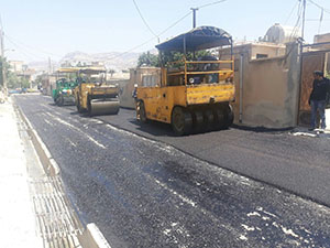 بازسازی معابر روستایی بهبهان