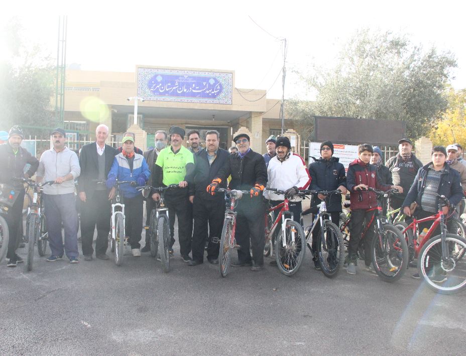 برگزاری همایش دوچرخه سواری صبح و سلامت مهریز