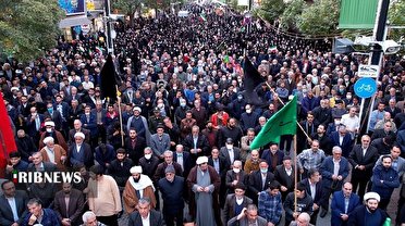 مراسم بزرگداشت شهدای حرم شاهچراغ در زنجان برگزار شد