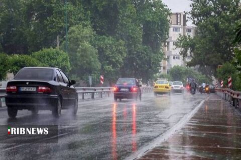 بارش باران در محور‌های آذربایجان غربی و کردستان