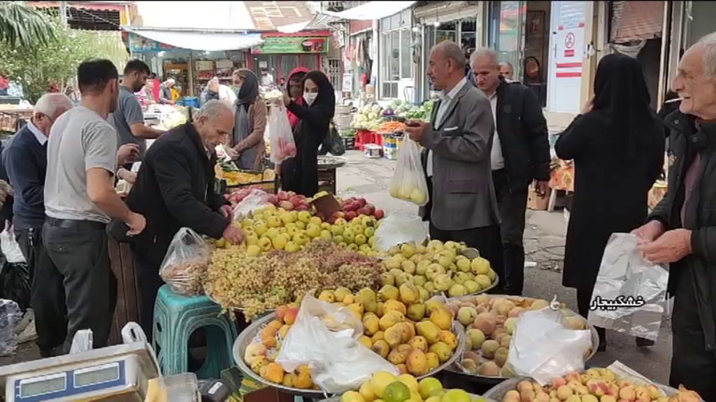 بازار خشکبیجار یکی از بازار‌های محلی گیلان