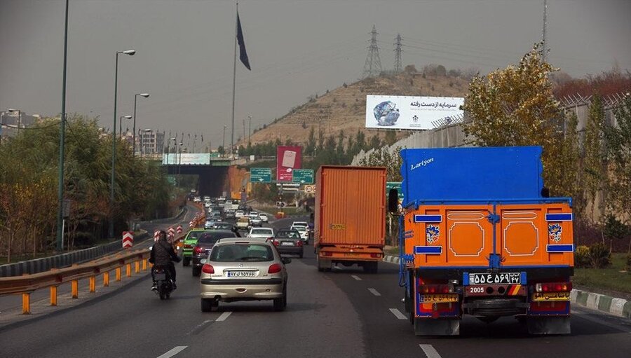 ورود کامیون به معابر شهر کرمانشاه ممنوع