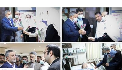 بازدید وزیر تعاون از بیمارستان شهید لبافی‌نژاد