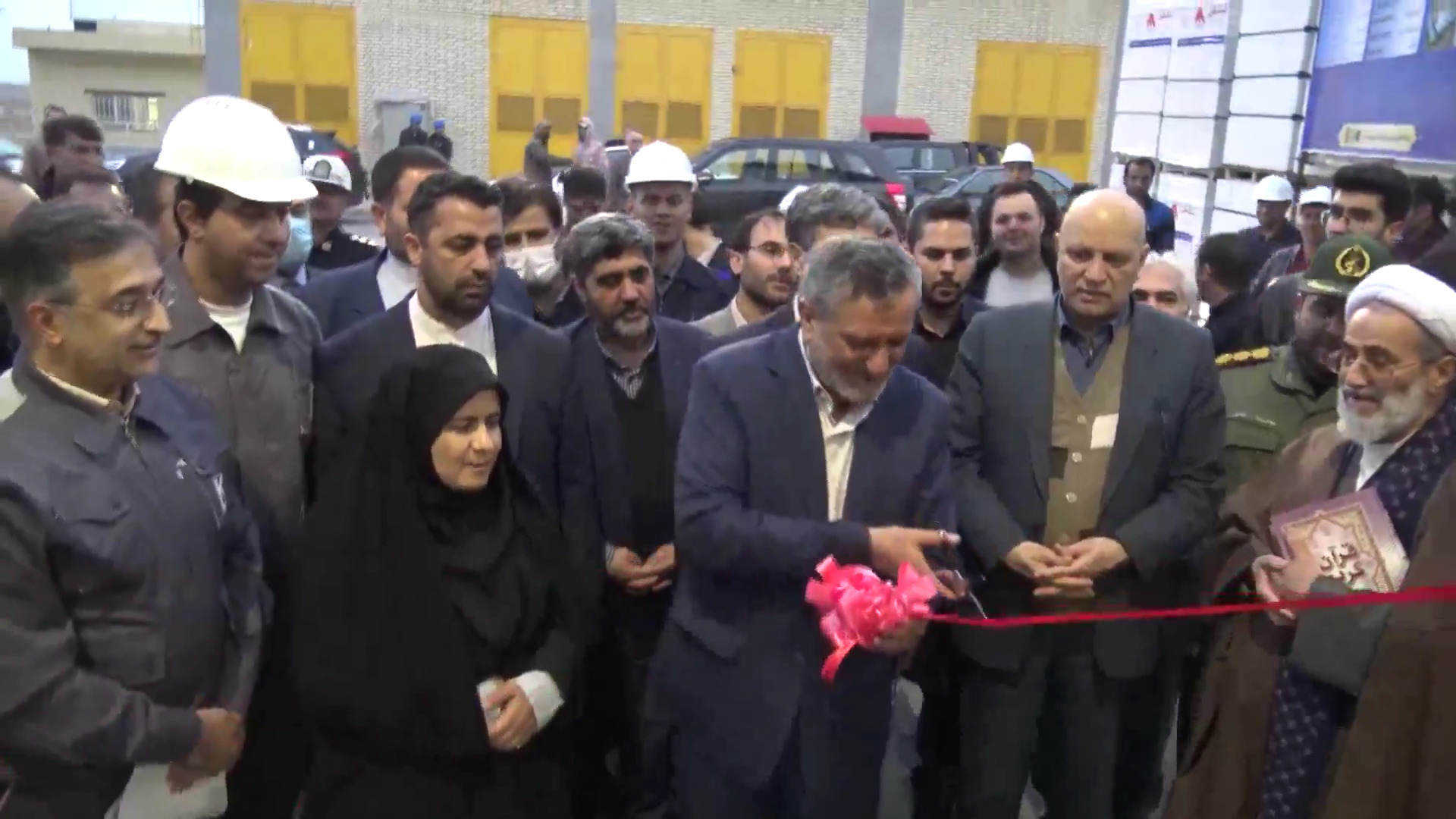 افتتاح کارخانه تولید بلوک و پانل مسلح بتنی تبلکس در مرند