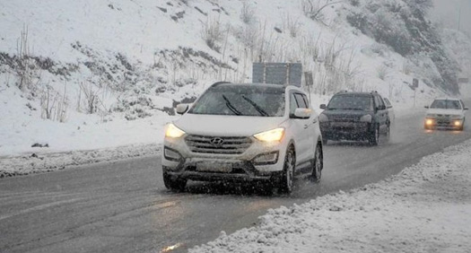 لغزندگی جاده های گلستان ؛ رانندگان از سفر غیرضروری پرهیز کنند