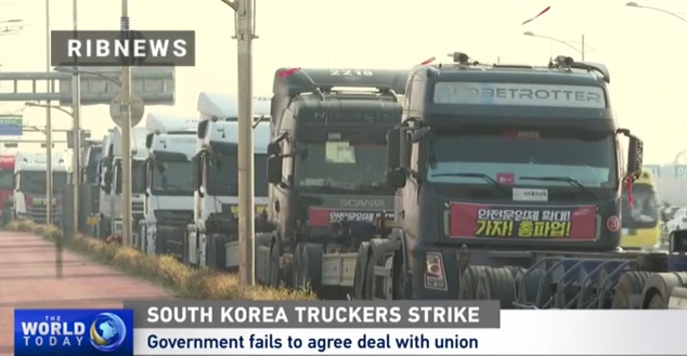 رئیس جمهور کره جنوبی خواستار اقدامات سختگیرانه علیه اعتصاب کامیون داران شد