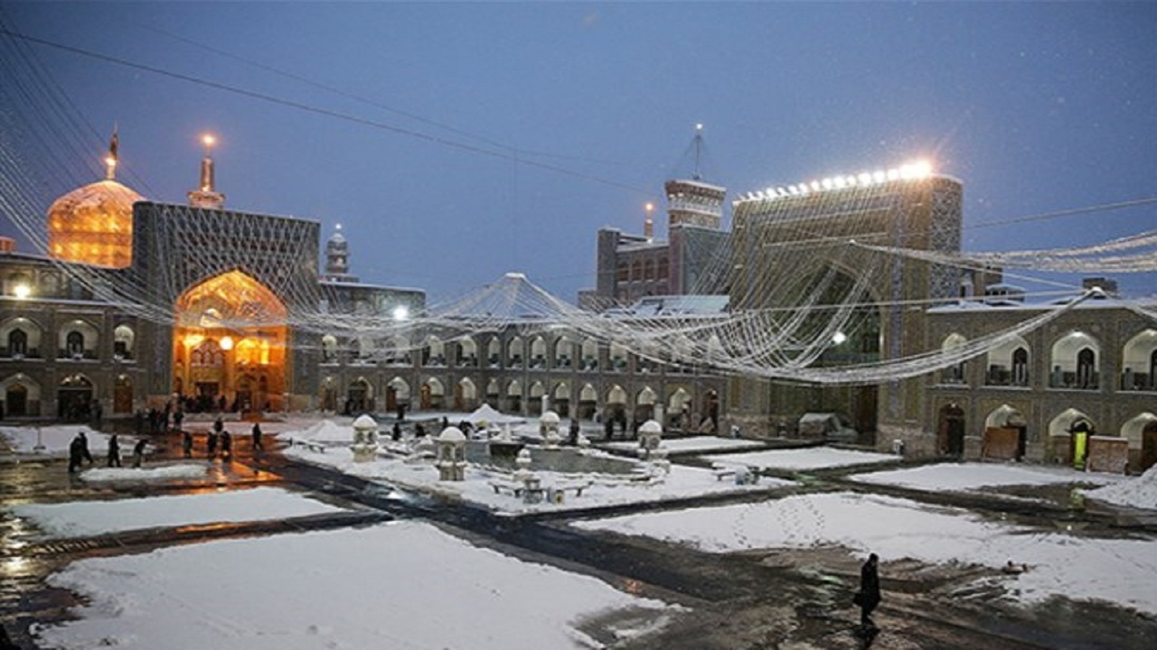 مشهد، پر برف ترین شهر خراسان رضوی در شبانه روز گذشته