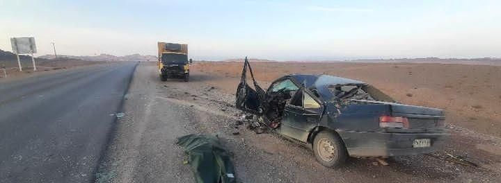 یک کشته در اثر برخورد کامیون ایسوزو با خودرو سواری آردی