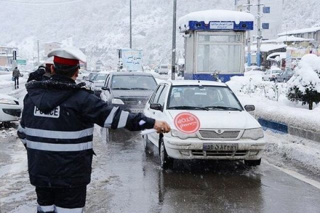 ۵۶ گشت پلیس در گردنه‌های برف خیز استان استقرار می‌یابند