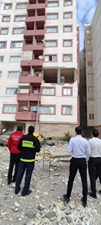 ۳ مصدوم بر اثر انفجار ناشی از نشت گاز خانگی در کرمانشاه