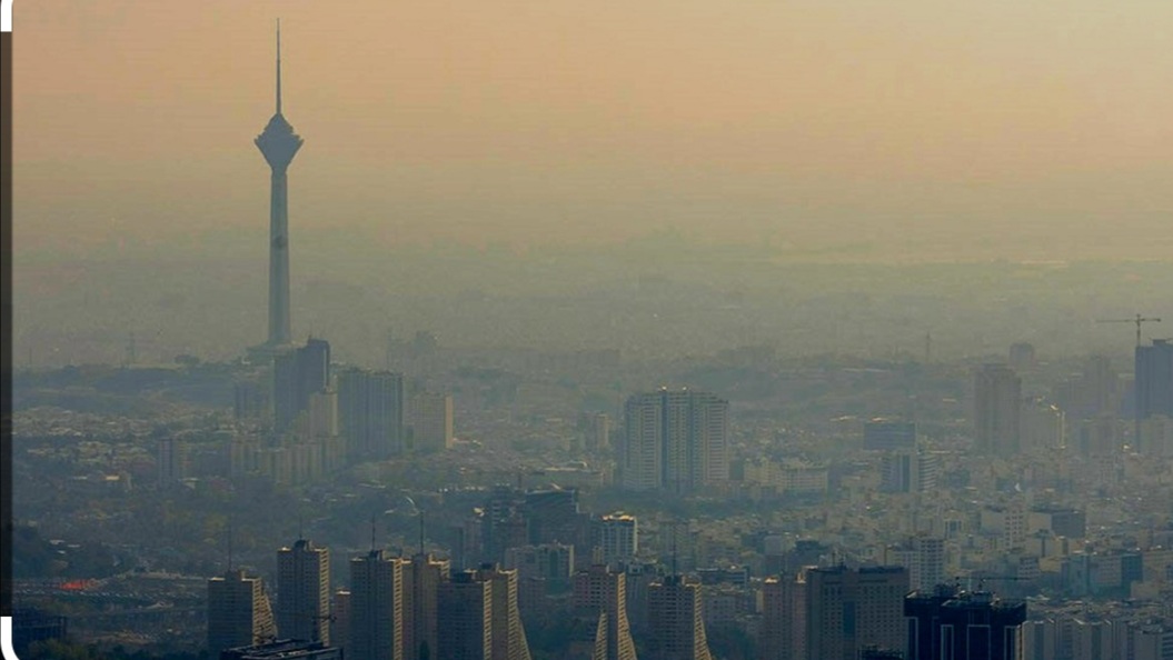 کیفیت هوای تهران در وضع قرمز