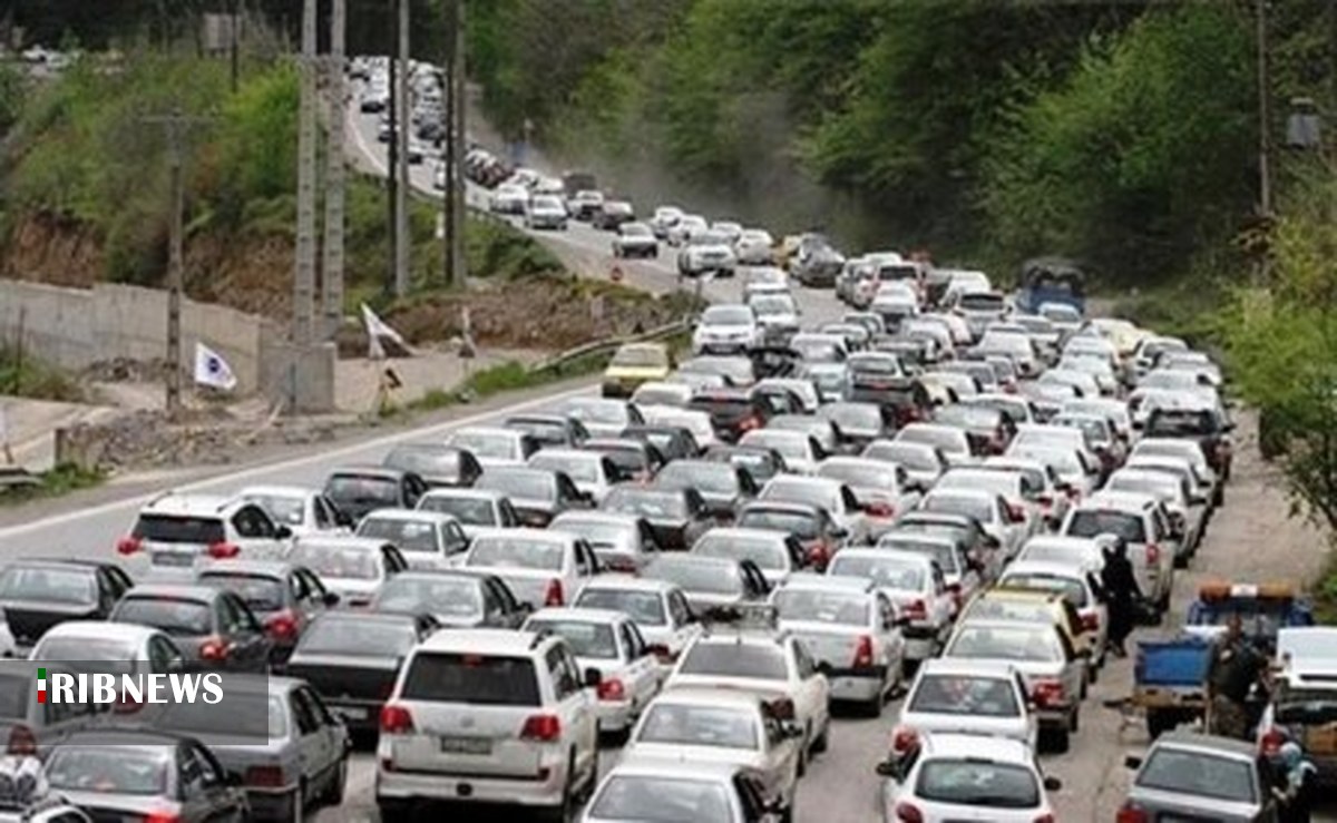 ترافیک سنگین در محور‌های چالوس و فیروزکوه