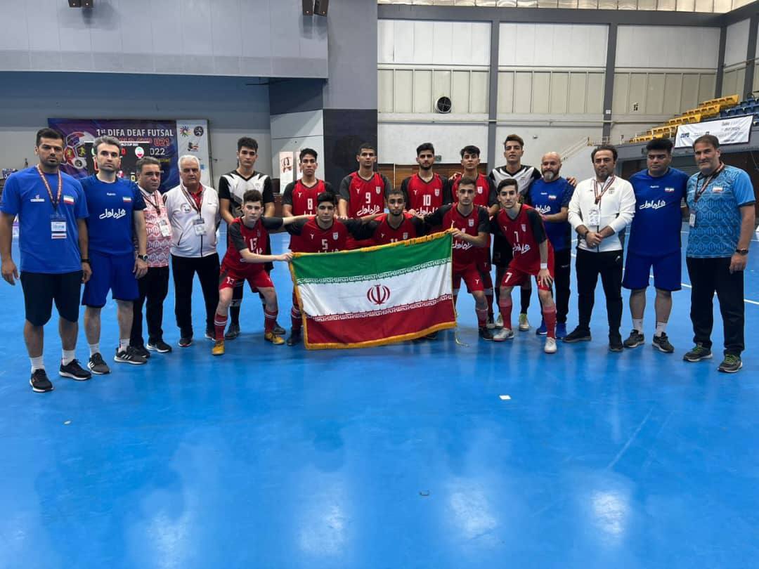 صعود مقتدرانه تیم ملی فوتسال ناشنوایان ایران به نیمه نهایی