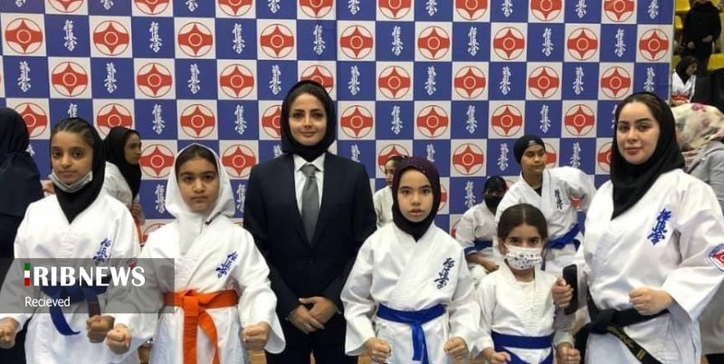 دختران کاراته کای کیش و کسب ۶ مدال مسابقات قهرمانی کشور