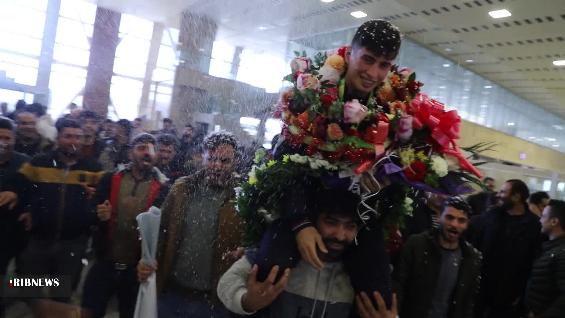 استقبال از قهرمان ووشو جهان در زادگاهش اردبیل