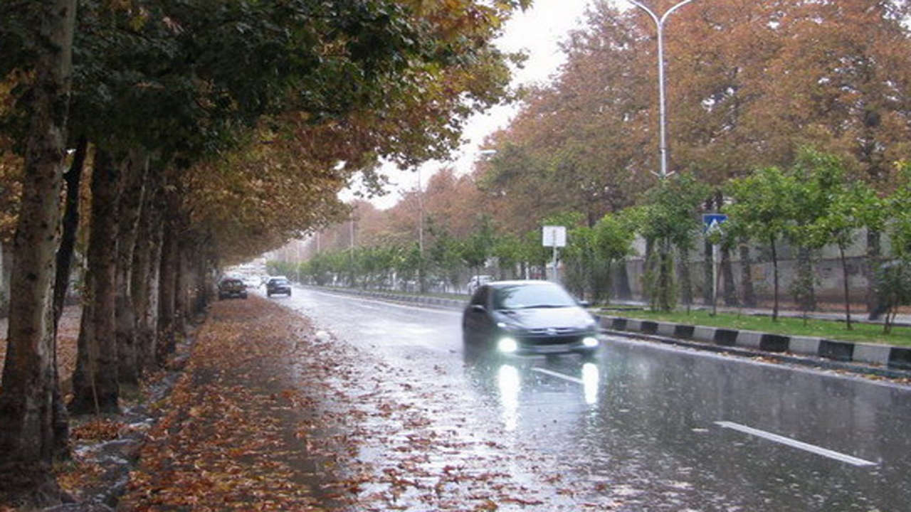 برف و باران در راه فارس