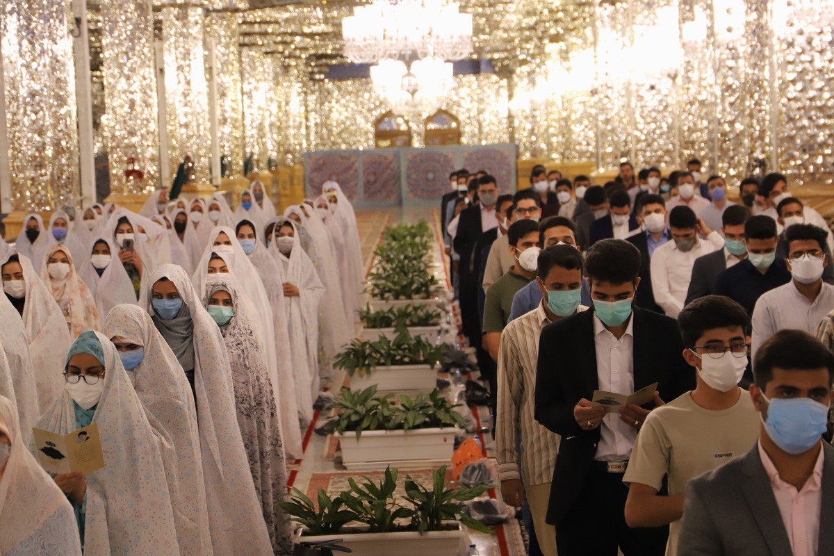 برگزاری بیست و پنجمین جشن ازدواج دانشجویی همسفر تا بهشت در حرم مطهر رضوی