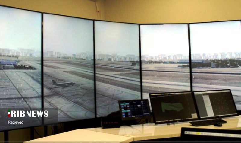 نمایش شبیه ساز برج مراقبت پرواز در نمایشگاه بین المللی هوایی کیش