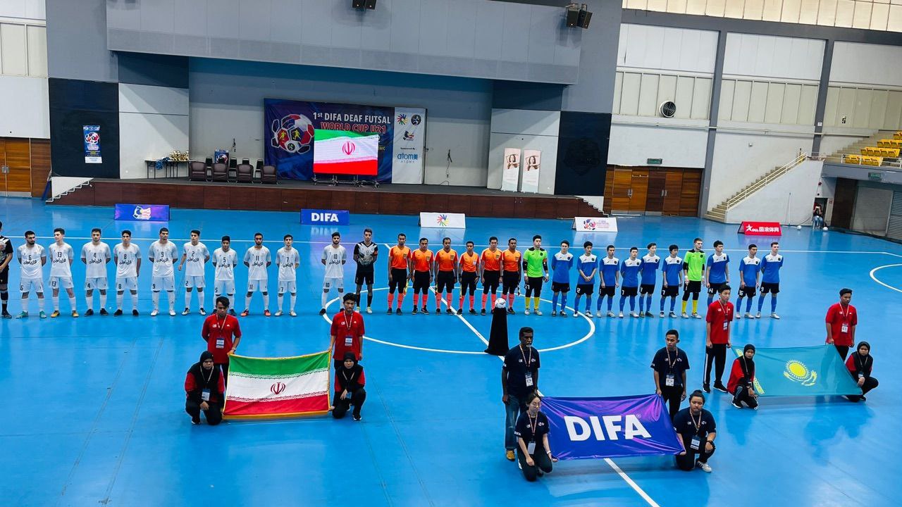 جام جهانی فوتسال ناشنوایان؛ قهرمانی ایران با پیروزی مقابل قزاقستان