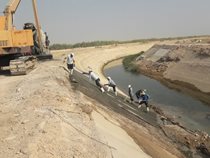 لایروبی بیش از یک میلیون مترمکعب کانال‌های شبکه آبیاری خوزستان