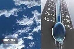 کاهش شش درجه ای دمای هوا در آذربایجانغربی