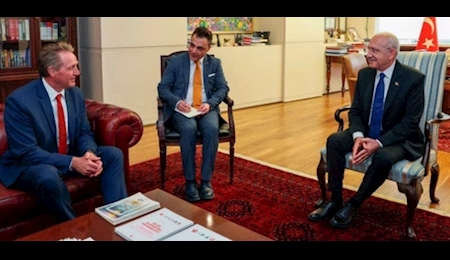 دیدار سفیر آمریکا با داوطلب ریاست جمهوری مخالفان اردوغان