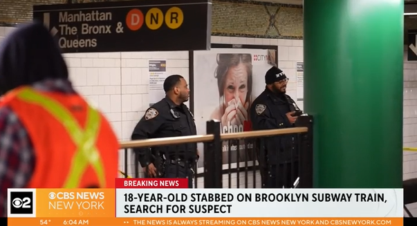 حمله با چاقو در متروی بروکلین یک کشته برجا گذاشت