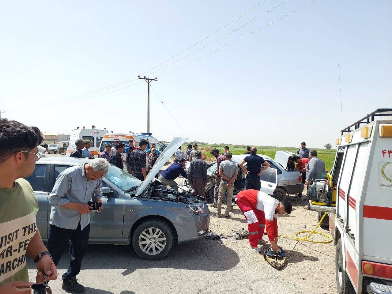 حوادث رانندگی با  ۱۳ مصدوم در سمنان