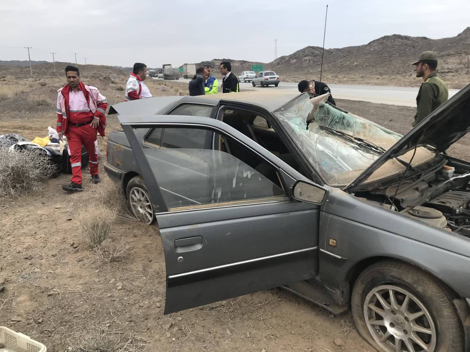 تصادفات رانندگی دوم فروردین در استان سمنان