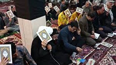 نخستین شب قدر با نوای الهی العفو  در زنجان برگزار شد