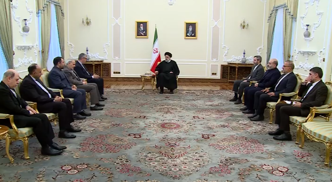 دیدار هفت سفیر جدید ایران با رئیس جمهور