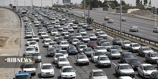 ترافیک سنگین در آزادراه تهران – شمال و محور چالوس 