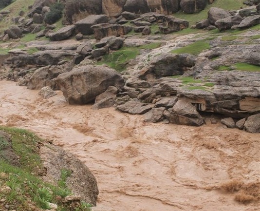 احتمال طغیان رودخانه‌های استان همدان به علت بارش باران