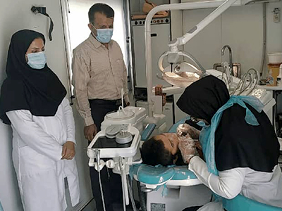 ارائه خدمات رایگان دندانپزشکی به روستائیان و عشایر دشتی