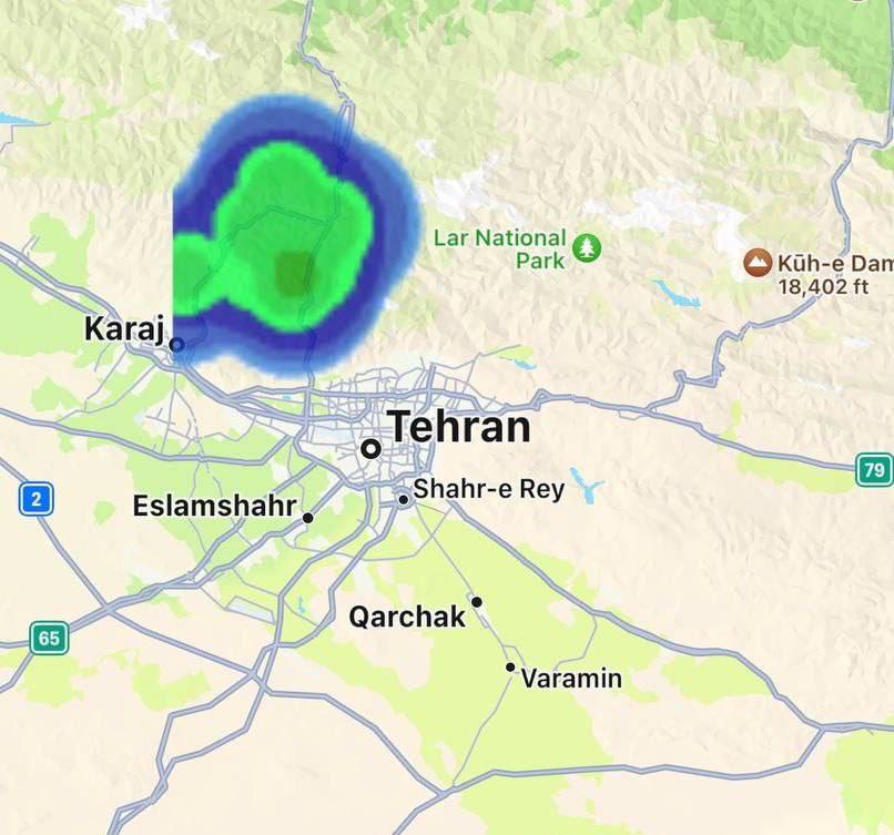 احتمال وقوع سیلاب در برخی مناطق تهران