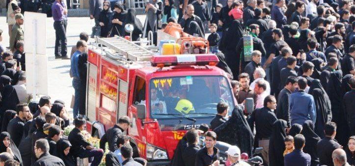 استقرار ۵۰ آتش‌نشان  درمسیر برگزاری راهپیمایی روز قدس
