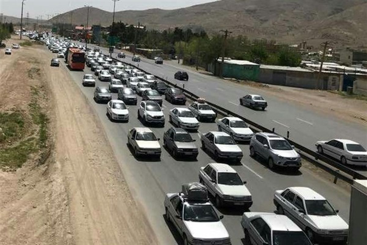 حجم ترافیک جاده‌های استان در تعطیلات پایان هفته