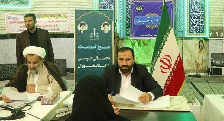 دیدار مردمی دادستان تهران با نمازگزاران مسجد جامع ابوذر