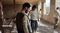 مشارکت گروههای جهادی  در بازسازی مناطق  زلزله زده خوی
