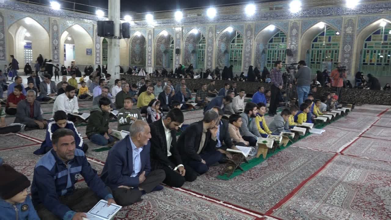 برگزاری محفل انس با قرآن در بافق