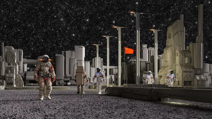ساخت ایستگاه‌های دائمی بر روی ماه با آجرهای چاپی