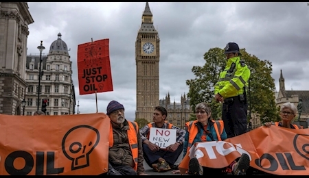دور تازه تظاهرات هواداران محیط زیست در انگلیس