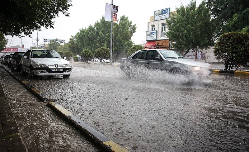 ثبت بیشترین میزان بارندگی استان در کامیاران