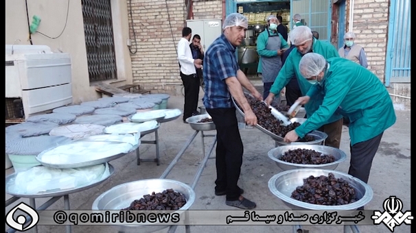 اطعام مهدوی در مسجد مقدس جمکران